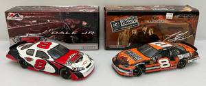 lot 64 image: Vintage Action Brand 124 Scale Die Cast NASCAR Models Tony Stewart #3  And GM Goodwrench Racing 250th Consecutive Start  Dale Earnhardt Jr. #8 In Original Boxes