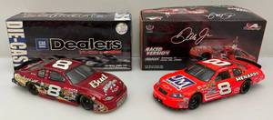 lot 66 image: Vintage 124 Scale Die Cast NASCAR Models Dale Earnhardt Jr #8 And #81 Cars In Original Boxes