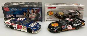 lot 68 image: Vintage Action Brand 124 Scale Die Cast NASCAR Models Dale Earnhardt Jr #88 And Martin Truex Jr. #8 Cars In Original Boxes