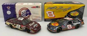 lot 70 image: Vintage Action Brand 124 Scale Die Cast NASCAR Models Dale Earnhardt Jr #8 And Martin Truex Jr. #8 Cars In Original Boxes