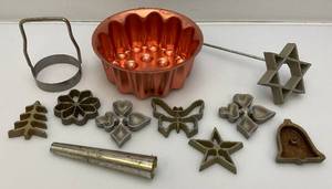 lot 80 image: Misc. Vintage Items Including Rosette Iron And More