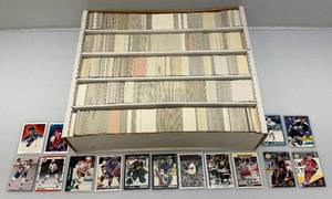 lot 85 image: Large Box Of Misc. Unsorted Hockey Cards