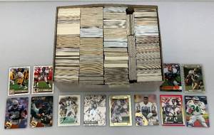 lot 108 image: Misc. Unsorted Football Cards