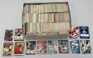 lot 110 image: Misc. Unsorted Football Cards