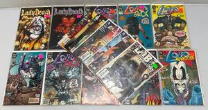 lot 153 image: Misc. Vintage Comics Including LADY DEATH And More (Most Bagged And Boarded)
