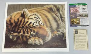 lot 209 image: Unframed Gail Adams Sleeping Beauty Print With COA