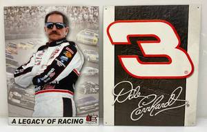 lot 228 image: Collectible Dale Earnhardt Tin Signs 12 12 x 16