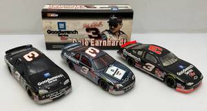 lot 213 image: Misc. Vinage Collectible NASCAR Die Cast 124 Scale Dale Earnhardt Cars (One Ine Original Box)