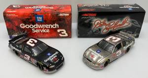 lot 214 image: Misc. Vinage Collectible NASCAR Die Cast 124 Scale Dale Earnhardt Cars