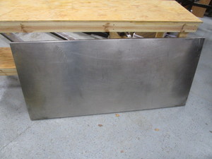 lot 77 image: Stainless Steel Food Prep Tabletop 33x72x2