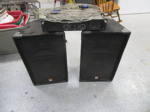 lot 89 image: Rockville Speakers & Amp