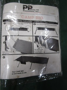 lot 98 image: Camping Cot