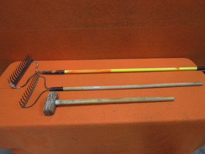 lot 134 image: Sledge Hammer & Rakes