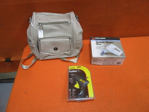 lot 169 image: Backpack Purse, Mixer, Hot Glue Gun