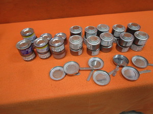 lot 170 image: Banquet Warming Tray Fuel Cans (partially full)