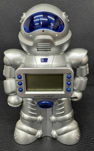 lot 99RO image: Vintage Sharper Image Robot Coin Bank with Digital Display