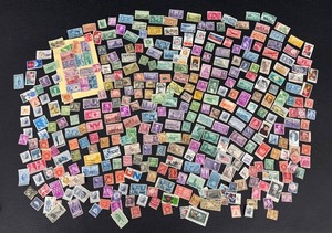 lot 40MO image: Vintage Postal Stamp Collection - Large Mixed Lot US & International Stamps