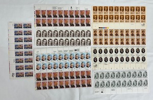 lot 43MO image: USPS A Proud Heritage USA Stamp Collection Lot - Hispanic & Black Heritage, Acheson, Murrow