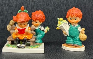 lot 65 image: Charlot Byi Goebel A Young Mans Fancy Figurine and More