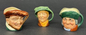 lot 74JT image: Vintage Royal Doulton Toby Jugs - Drake, Arriet, Toby Philpots
