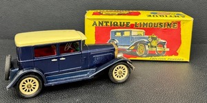 lot 94CA image: Vintage S-1227 Antique Limousine Toy Car - Friction-Powered - Made in Japan