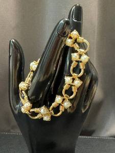 14K Gold Pearl Bracelet