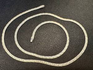 lot 45JT image: Sterling Silver Chain 21-inch Chain, Needs New Clasp