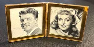 lot 52JT image: Miniature Movie Star Photo Frame Set - Double Hinged