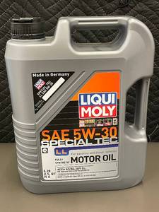 MDN - Liqui Moly Special Tec LL SAE 5W-30 5 L Fully Synthetic Motor Oil