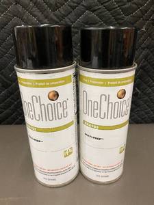 lot 57 image: MIL 5 - OneChoice SXA103 Multi-Prep Spray Can - 312g (Lot of 2)