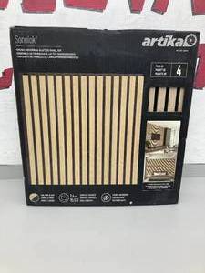 lot 187 image: Artika Sonolok Sound-Absorbing Slatted Panel Kit