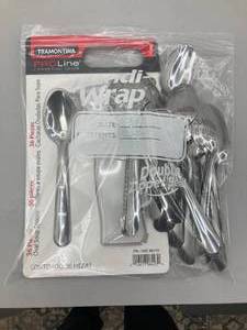 lot 95 image: Tramontina Pro Line Oval Soup Spoons Set