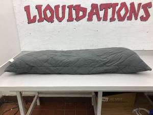 lot 98 image: Quilted Gray Body Pillow