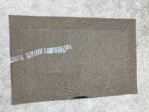 lot 118 image: Tan Welcome Rug (47 in x 30 in)