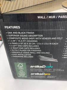 lot 143 image: Sonolok Sound-Absorbing Slatted Panel Kit