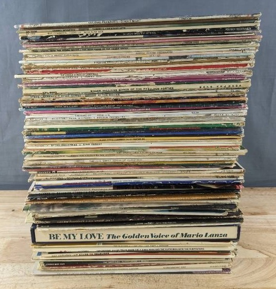 lot 60J image: 103 LP Vinyl Record Albums Mixed Artists & Genres C