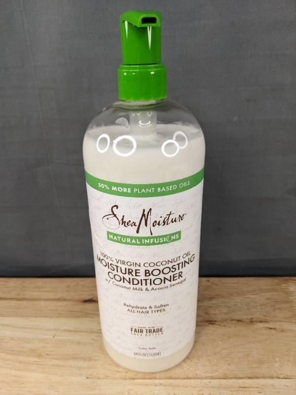 lot 53J image: Shea Moisture Moisture Boosting Conditioner 34 fl. oz. with Coconut Milk - Brand New