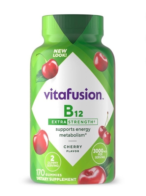 lot 37H image: Vitafusion Extra Strength B12 Gummy Vitamins, 170 Count - Brand New