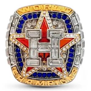 lot 18W image: Houston Astros 2022 MLB Baseball World Series Jose Altuve Championship Ring - Brand New