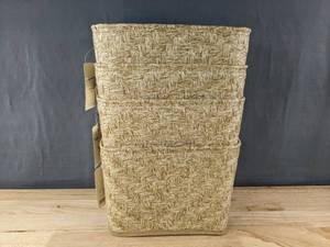 lot 296 image: 4 Brightroom Paper Rope Bins 11 in L x 10 in W x 8 in H - Brand New