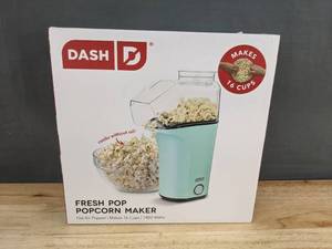 lot 163 image: DASH DAPP150V2 Fresh Pop Popcorn Maker, 16 Cups 1400W - Brand New