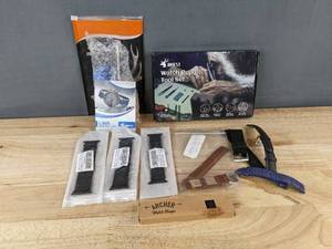 lot 224 image: Archer Forest Watch Repair Tool Set with Link Removal Tool & Archer Watch Straps - Brand New
