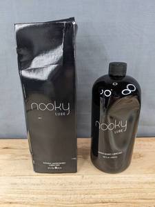 lot 235 image: Nooky Lube Water Based Lubricant 32 oz - Brand New