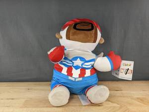 lot 240 image: Marvel Captain America Plush 21in tall 12in wide - Brand New A