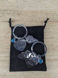 lot 284 image: 2 Weirdo Keychains - You Are My Person - Brand New