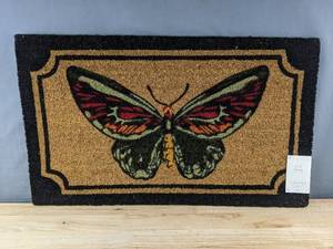 lot 96W image: Threshold Butterfly Doormat 18 x 30 - Brand New
