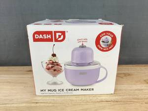 lot 115W image: DASH My Mug Ice Cream Maker - Brand New