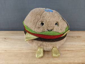 lot 341 image: Glow-Brights Snack Shop Hamburger Plush - Brand New