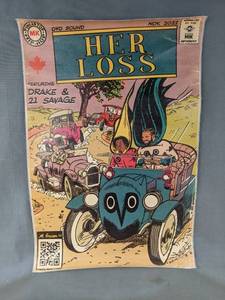 lot 360 image: Drake Her Loss Canvas Poster 12 in x 18 in - Brand New