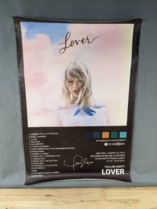 lot 113W image: Taylor Swift Lover Canvas Poster 16 x 24 in - Brand New